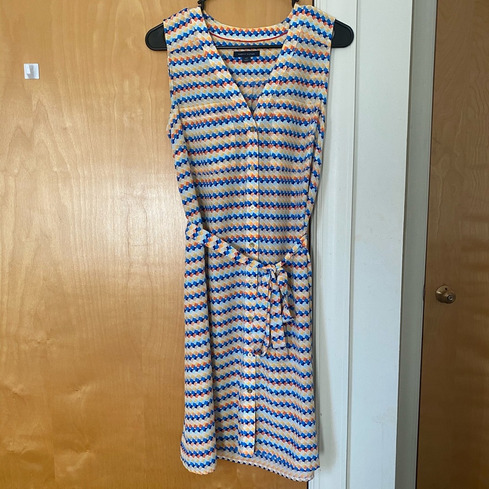 Tommy Hilfiger Multi Colored Striped Dress